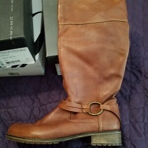 Cognac Steve Madden boots